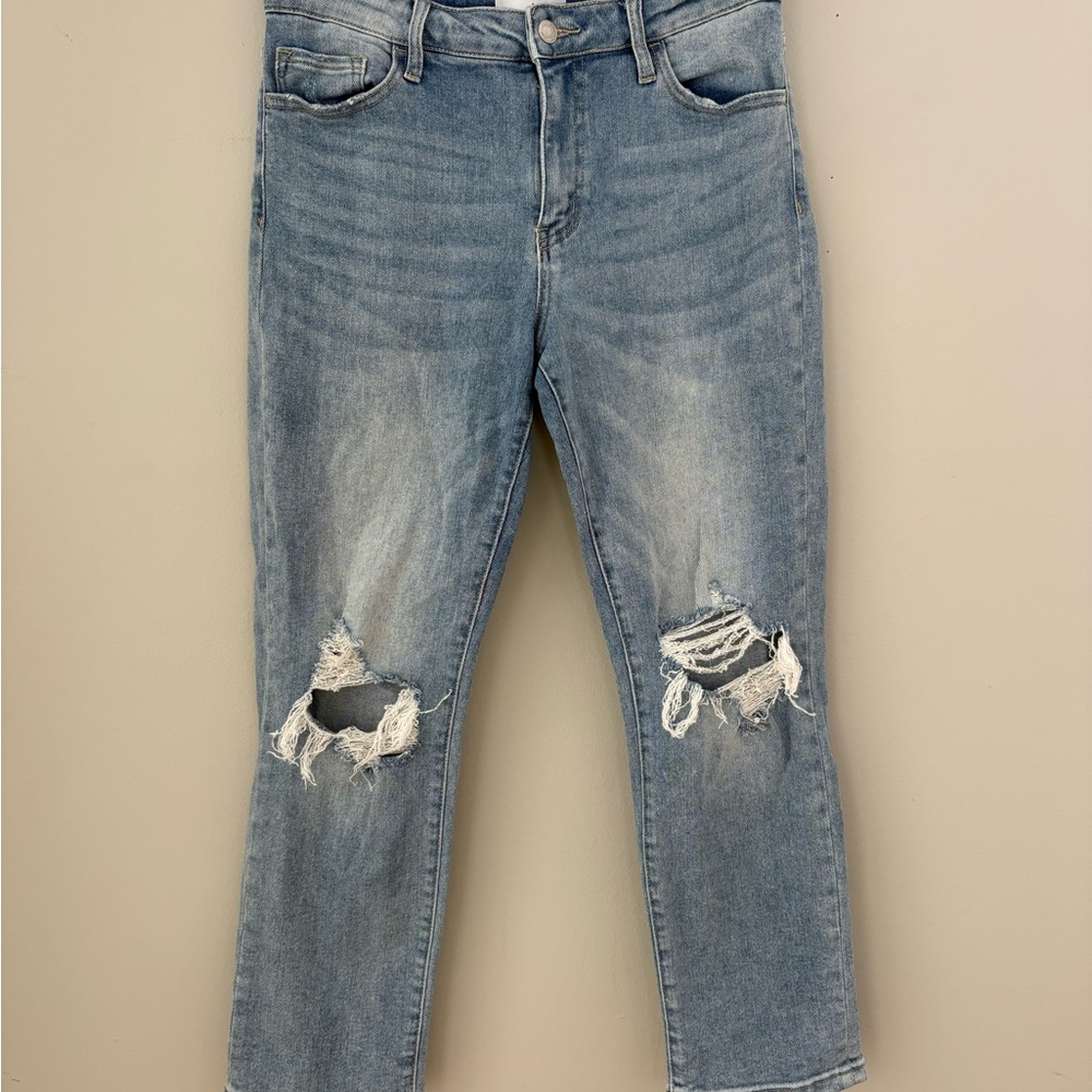 Vervet Classic Blue Distressed Jeans